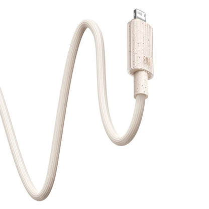 Data- og ladekabel USB-A - Lightning Baseus Habitat, 18W, 2m, Grønn P10360200631-01
