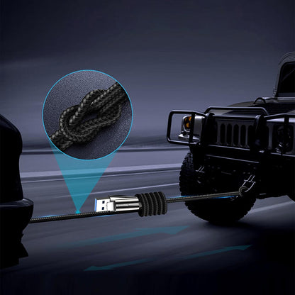 USB-A - Lightning ColorWay CW-CBUL035 data- og ladekabel, 18W, 1m, Svart