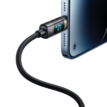 USB-A - Lightning McDodo CA-3620 Display Auto Power Off, 18W, 1.2m, Svart