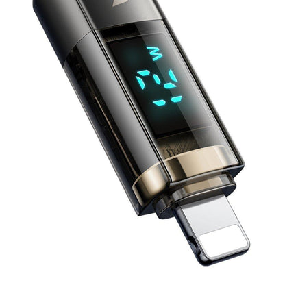 USB-A - Lightning McDodo CA-3620 Display Auto Power Off, 18W, 1.2m, Svart