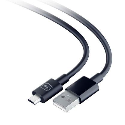 USB-A - microUSB 3MK Hyper data- og ladekabel, 18W, 1.2m, Svart