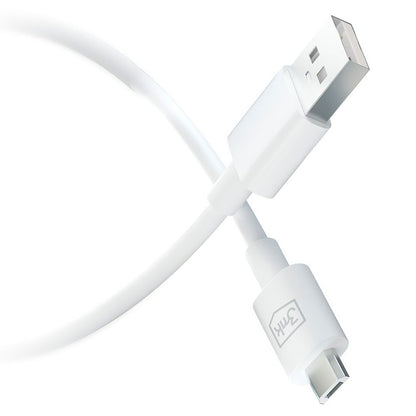 USB-A - microUSB 3MK Hyper data- og ladekabel, 18W, 1.2m, Svart