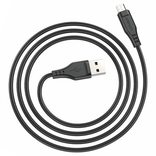 Data- og ladekabel USB-A - microUSB Acefast C3-09, 18W, 1.2m, Hvit