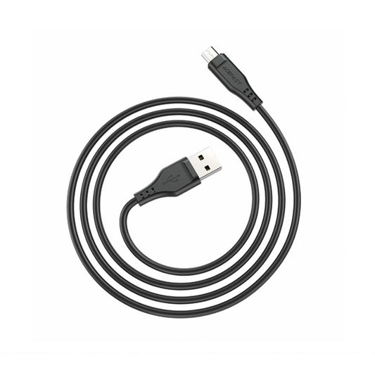 USB-A - microUSB Acefast C3-09 data- og ladekabel, 18W, 1.2m, Svart