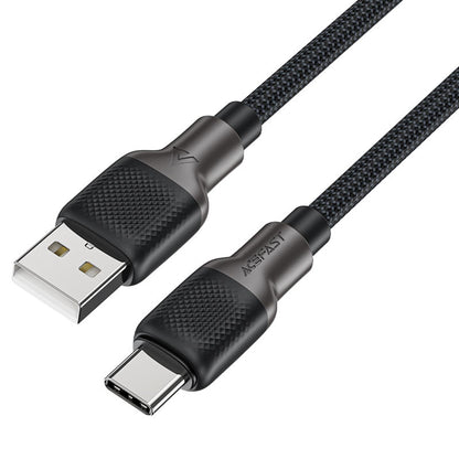 Data- og ladekabel USB-A - USB-C Acefast C10-04, 18W, 1.2m, Svart