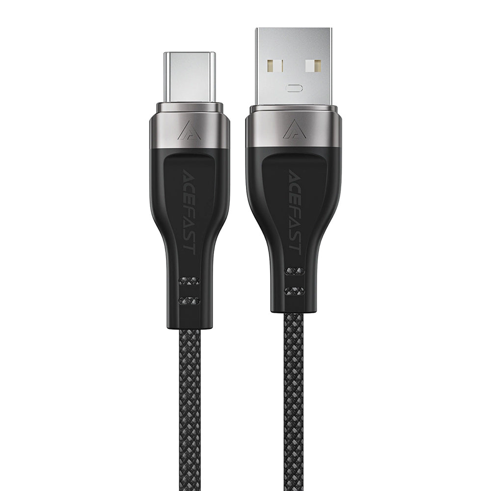 Data- og ladekabel USB-A - USB-C Acefast C11-04, 18W, 1.2m, Svart