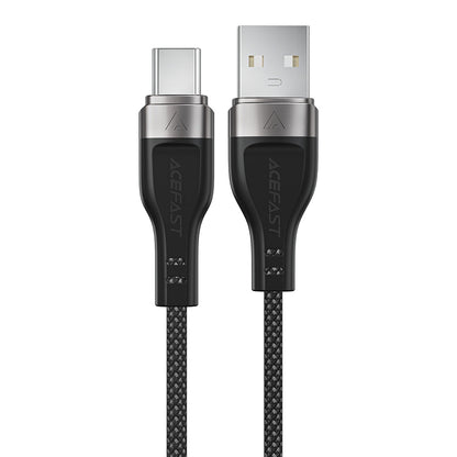 Data- og ladekabel USB-A - USB-C Acefast C11-04, 18W, 1.2m, Svart