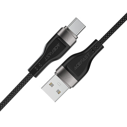 Data- og ladekabel USB-A - USB-C Acefast C11-04, 18W, 1.2m, Svart