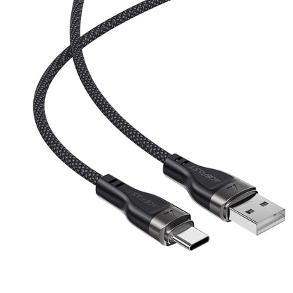 Data- og ladekabel USB-A - USB-C Acefast C11-04, 18W, 1.2m, Svart