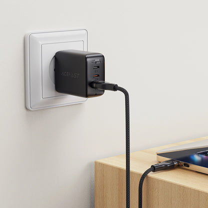 Data- og ladekabel USB-A - USB-C Acefast C11-04, 18W, 1.2m, Svart