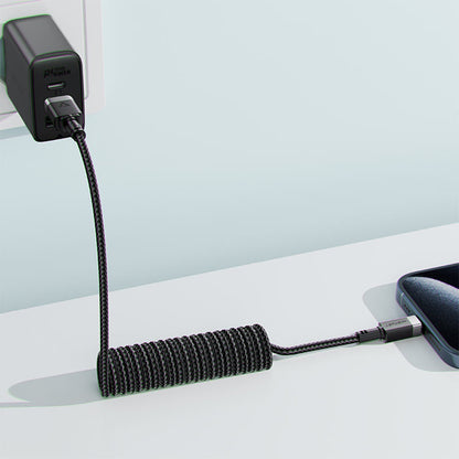 Data- og ladekabel USB-A - USB-C Acefast C14-04, 18W, 1.2m, Svart