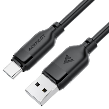USB-A - USB-C Acefast C16-04 data- og ladekabel, 18W, 1.2m, Svart