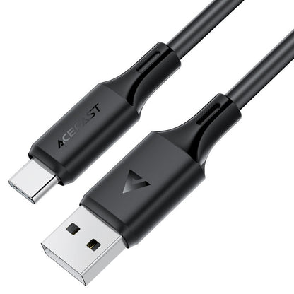 Data- og ladekabel USB-A - USB-C Acefast C17-04, 18W, 1.2m, Svart