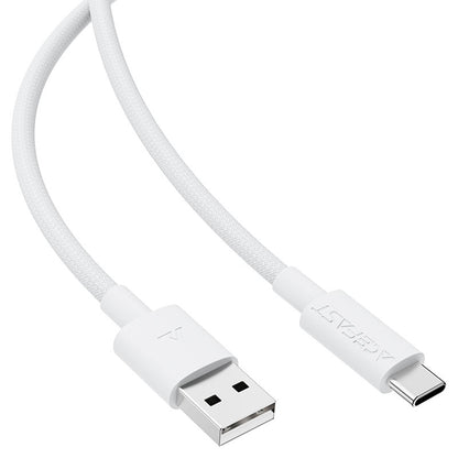 Data- og ladekabel USB-A - USB-C Acefast C18-04, 18W, 1.2m, Hvit