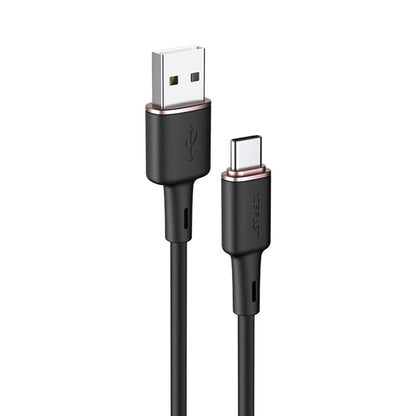 Data- og ladekabel USB-A - USB-C Acefast C2-04, 18W, 1.2m, Svart