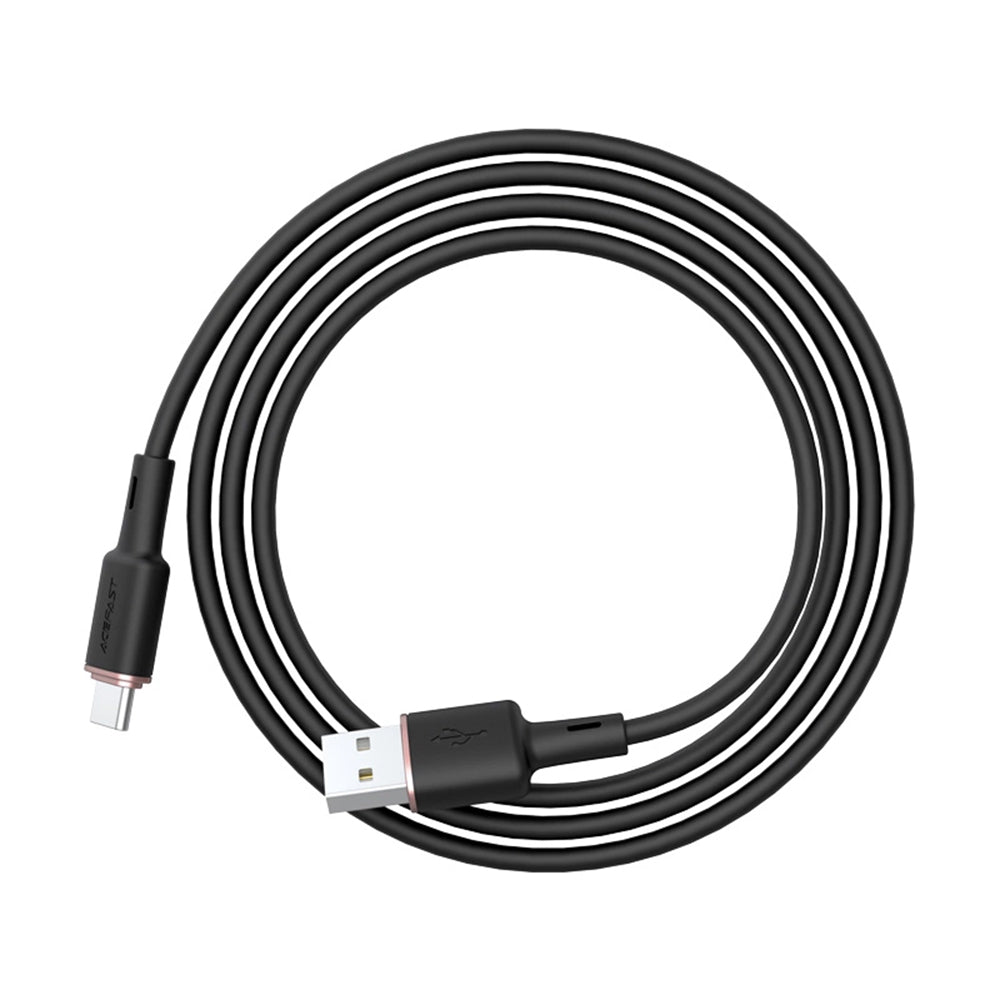 Data- og ladekabel USB-A - USB-C Acefast C2-04, 18W, 1.2m, Svart