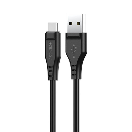 USB-A - USB-C Acefast C3-03 data- og ladekabel, 60W, 1.2m, Svart
