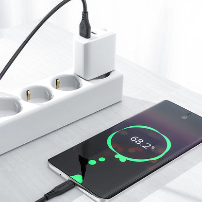 USB-A - USB-C Acefast C3-03 data- og ladekabel, 60W, 1.2m, Svart