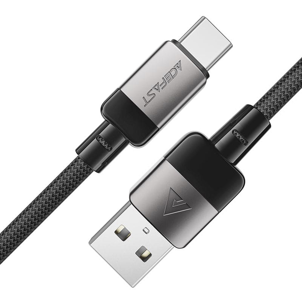 Data- og ladekabel USB-A - USB-C Acefast C9-04, 18W, 1.2m, Svart