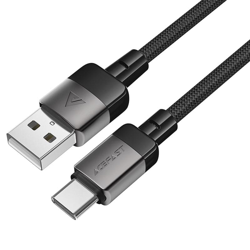 Data- og ladekabel USB-A - USB-C Acefast C9-04, 18W, 1.2m, Svart