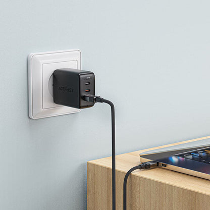 Data- og ladekabel USB-A - USB-C Acefast C9-04, 18W, 1.2m, Svart