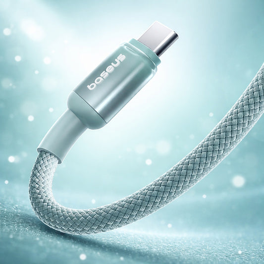 Data- og ladekabel USB-A - USB-C Baseus Discolor, 100W, 2m, Blågrønn E0418500