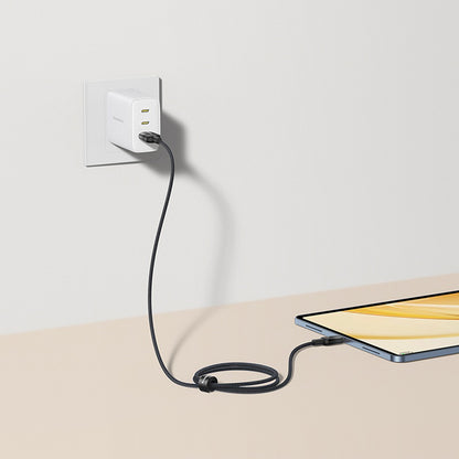 Data- og ladekabel USB-A - USB-C Baseus Discolor, 100W, 2m, Sølv E0420700