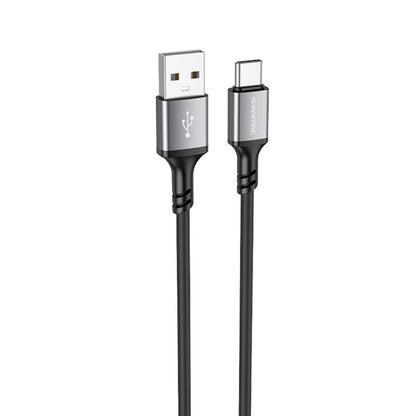 USB-A - USB-C Borofone BX83 data- og ladekabel, 18W, 1m, Svart