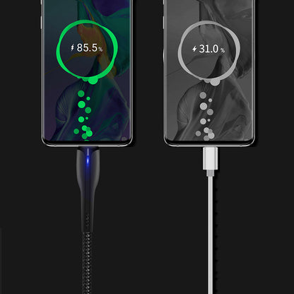 Data- og ladekabel USB-A - USB-C ColorWay CW-CBUC034, 18W, 1m, Svart