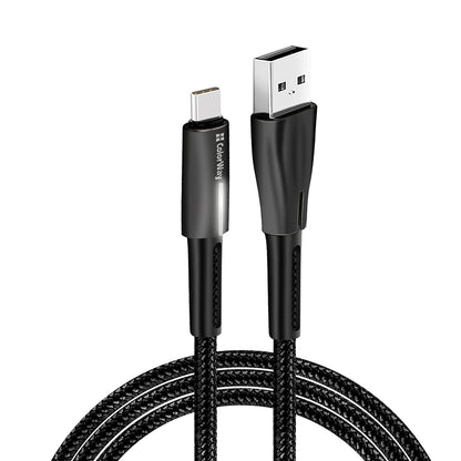 Data- og ladekabel USB-A - USB-C ColorWay CW-CBUC035, 18W, 1m, Svart