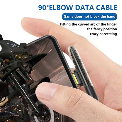 USB-A - USB-C Lito LD11C data- og ladekabel, 18W, 1m, Svart