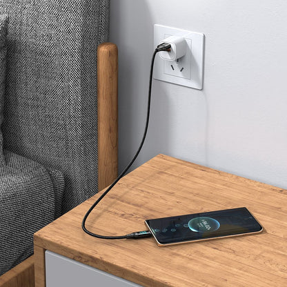 Data- og ladekabel USB-A - USB-C McDodo CA-1080 Display, 66W, 1.2m, Svart