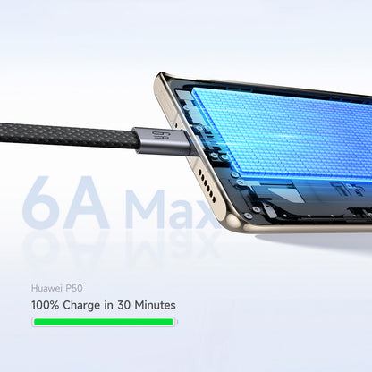 USB-A til USB-C data- og ladekabel McDodo CA-1200, 60W, 1m, svart