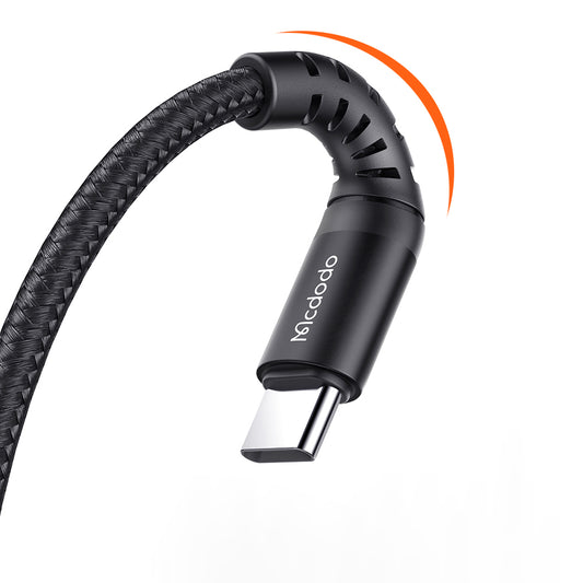 USB-A - USB-C McDodo CA-2271 data- og ladekabel, 18W, 1m, Svart
