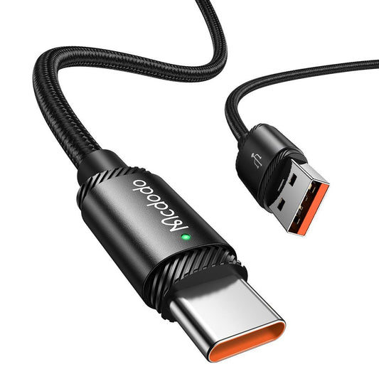 Data- og ladekabel USB-A - USB-C McDodo CA-4730, 120W, 1.5m, Svart