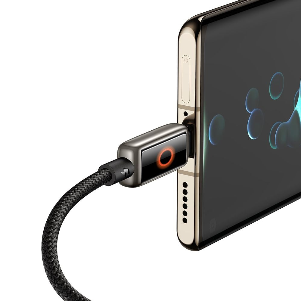 Data- og ladekabel USB-A - USB-C McDodo CA-6650 Auto Power Off, 100W, 1.2m, Svart