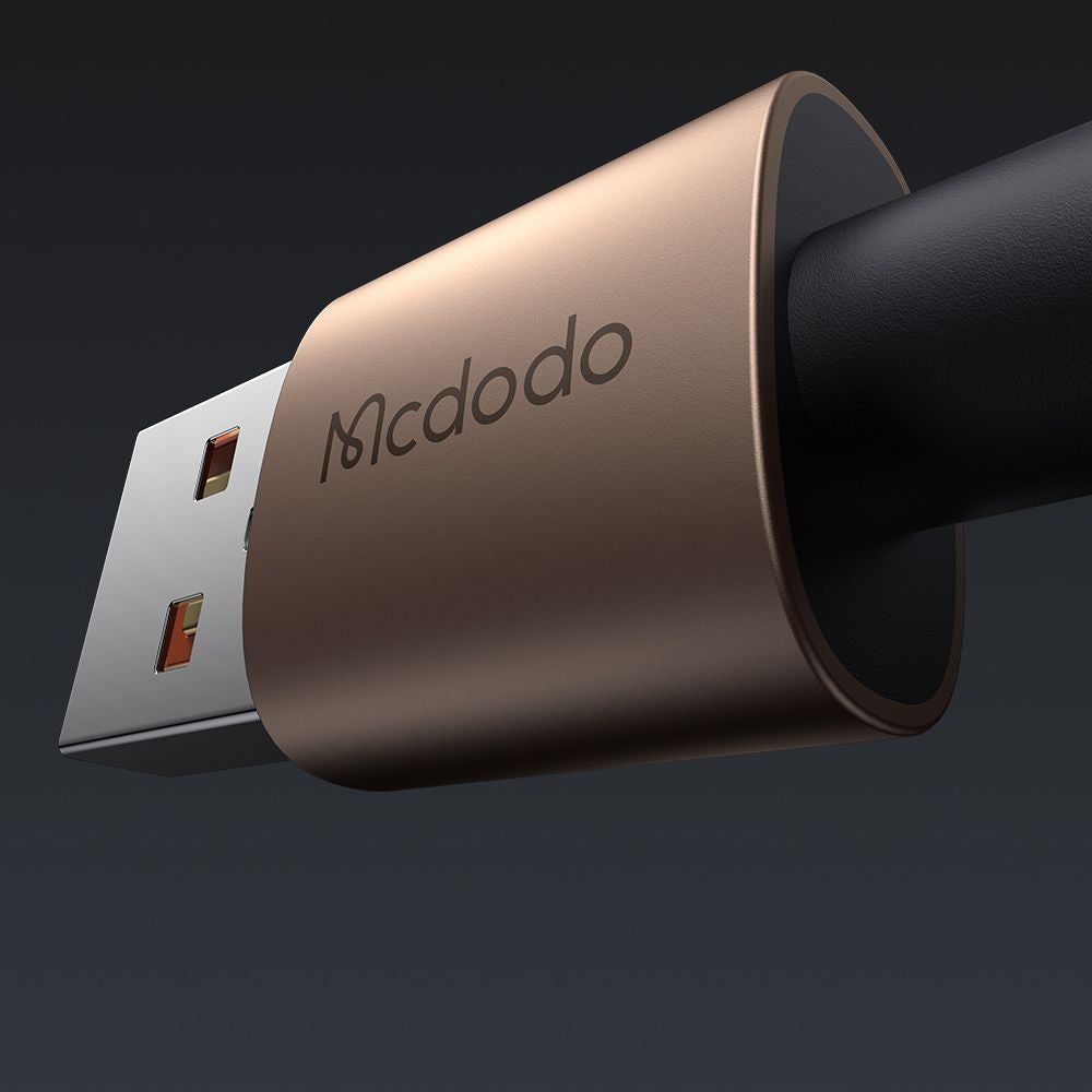 USB-A - USB-C McDodo CA-6891 data- og ladekabel, 66W, 1.2m, Gull