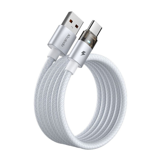 Data- og ladekabel USB-A - USB-C McDodo CA-6892, 66W, 1.2m, Hvit