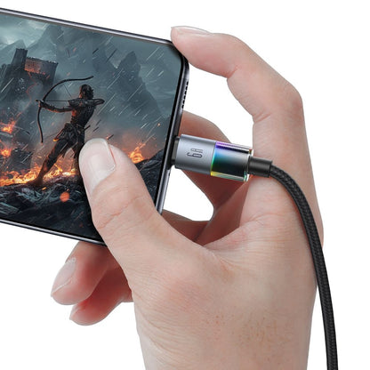 Data- og ladekabel USB-A - USB-C McDodo CA-8180 Colorful, 66W, 1.2m, Svart