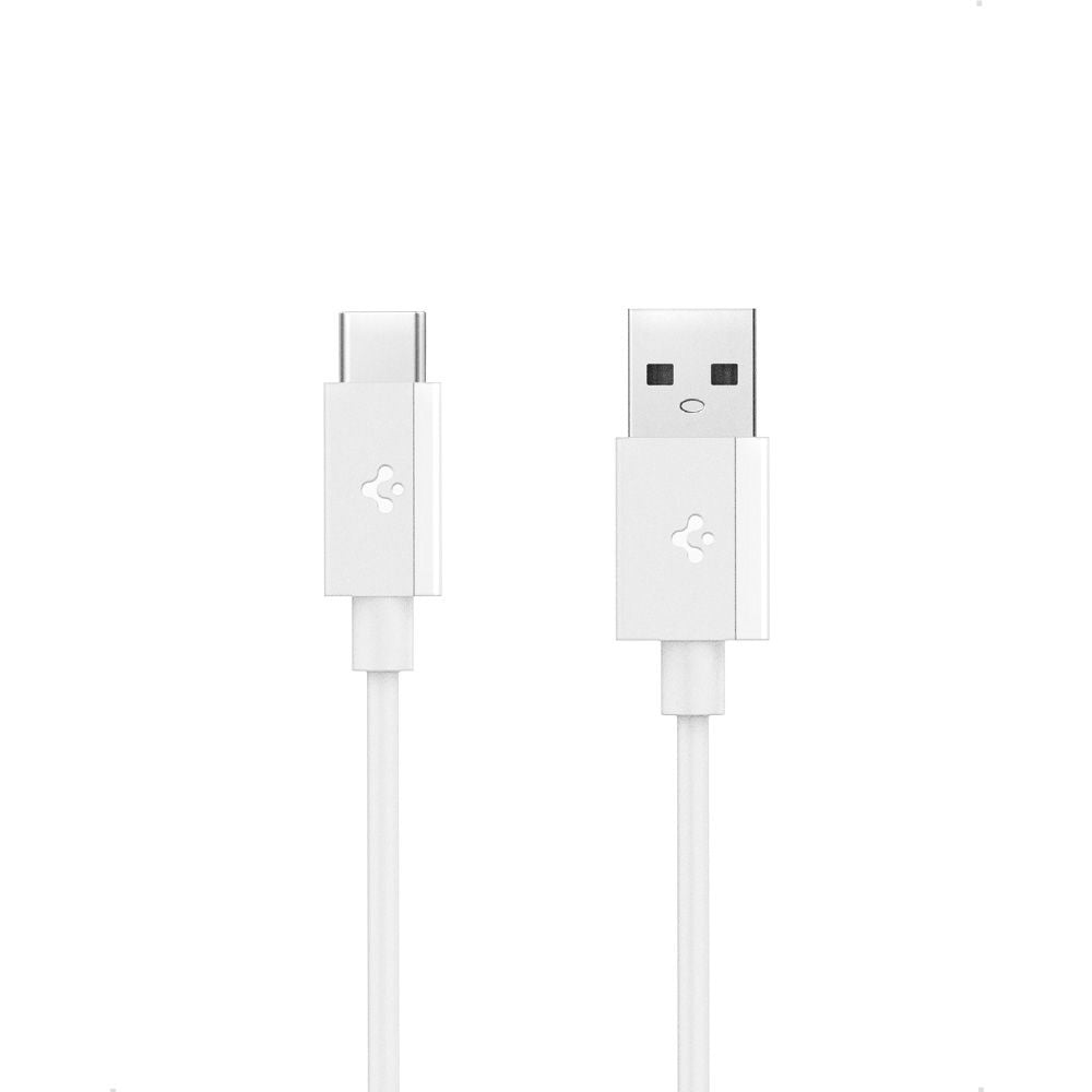 Data- og ladekabel USB-A - USB-C Spigen Essential, 60W, 2m, Hvit ACA08716