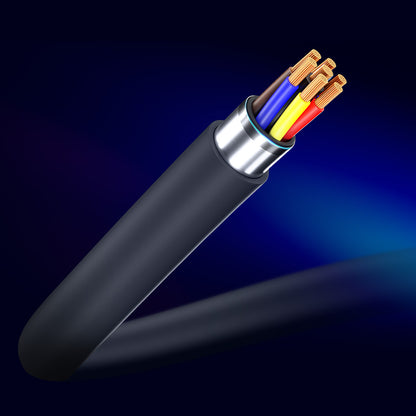 USB-C til Lightning datakabel og ladekabel 3MK Hyper, 20W, 1,2m, hvit