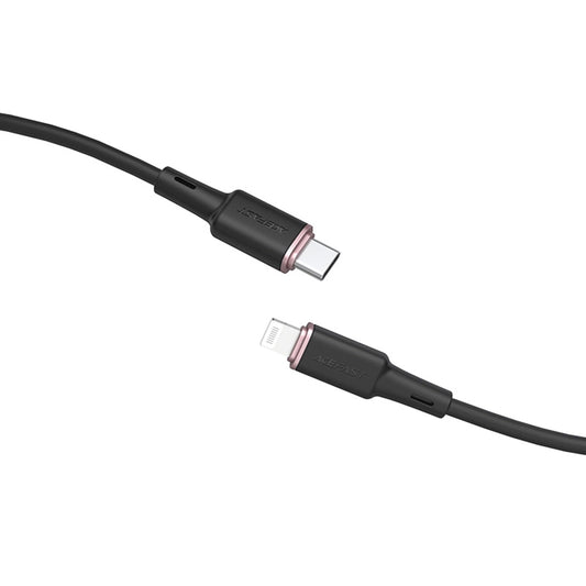 USB-C - Lightning Data- og Ladekabel Acefast C2-01, 30W, 1.2m, Svart