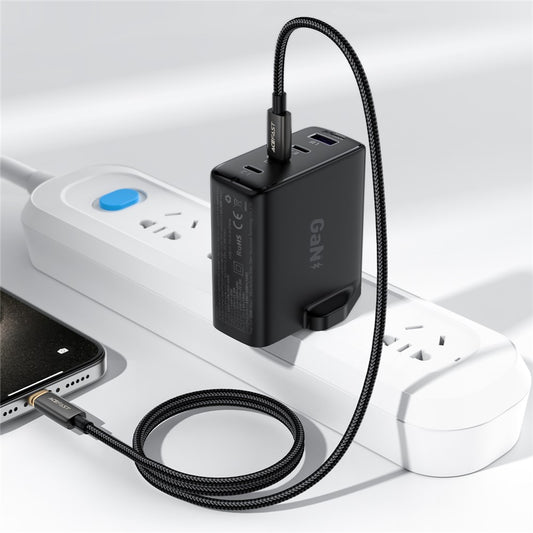 USB-C - Lightning data- og ladekabel Acefast C23-01, 30W, 1.2m, Svart