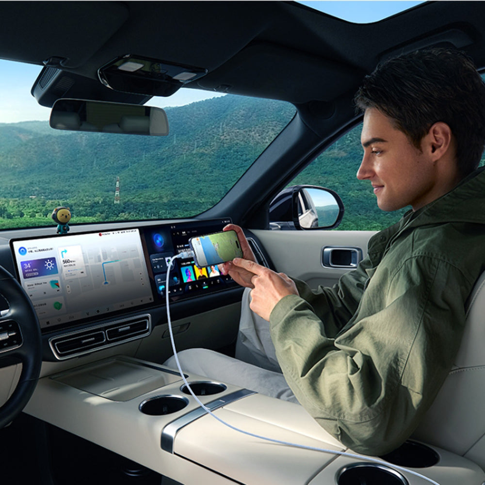 Data- og ladekabel USB-C - Lightning Baseus Gem, 20W, 1m, Blå P10373001311-00