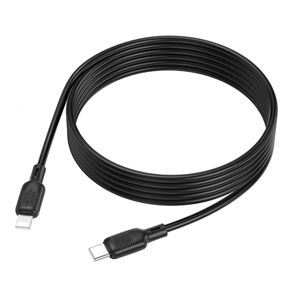 USB-C - Lightning Data- og Ladekabel Borofone BX113 Lenny, 27W, 2m, Svart