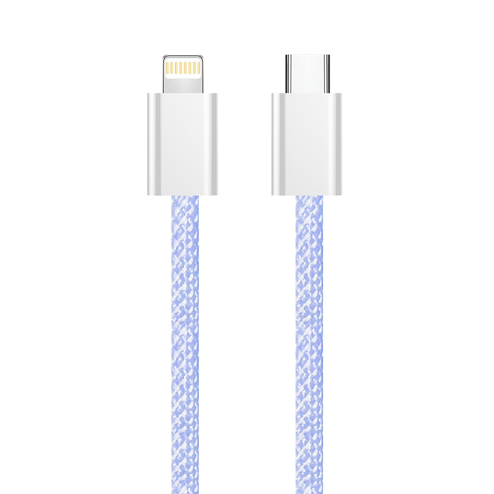 USB-C - Lightning Data- og Ladekabel ColorWay CW-CBPDCL061, 27W, 1m, Lilla