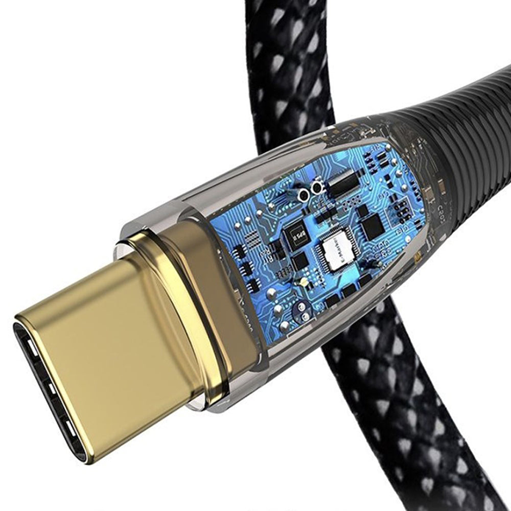 Data- og ladekabel USB-C - Lightning Lito LD01, 27W, 1.2m, Svart