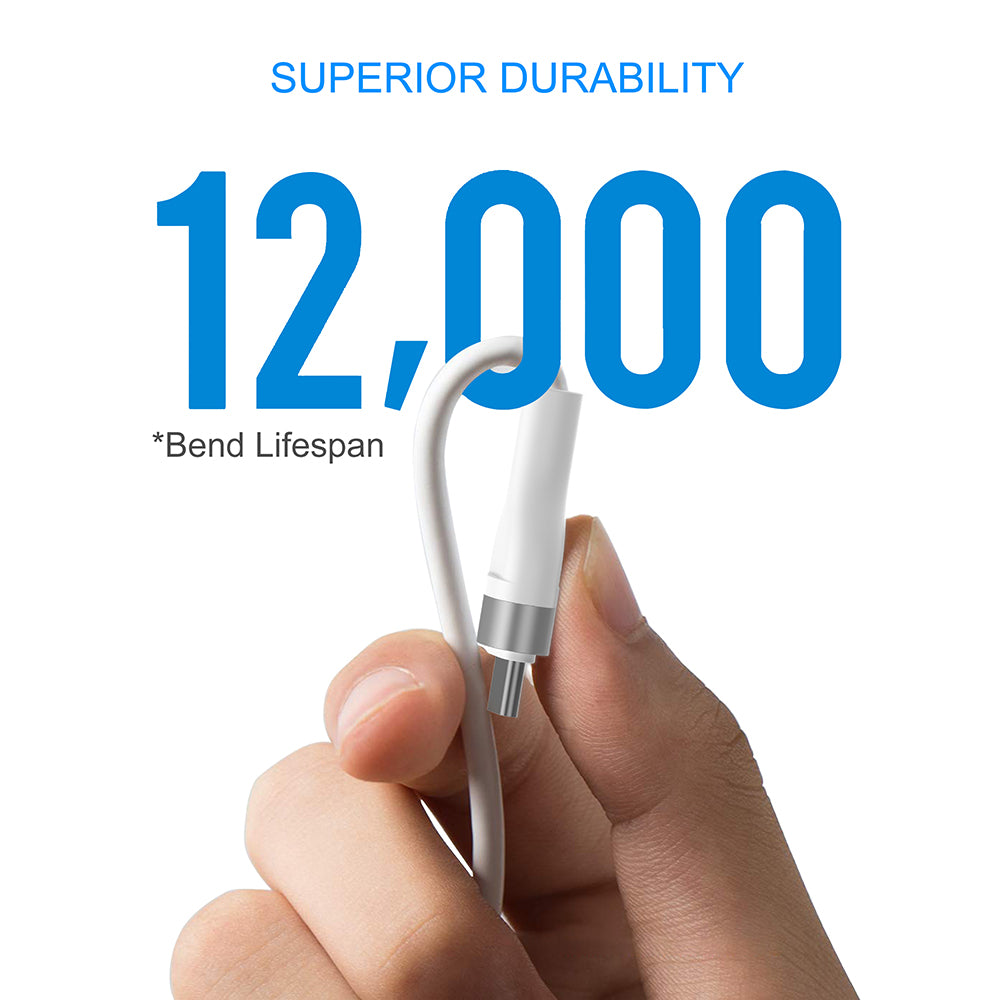 Data- og ladekabel USB-C - Lightning Lito LD02CL, 30W, 1.2m, Hvit