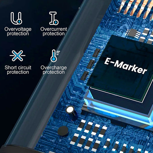 USB-C - Lightning Lito LD09CL Display data- og ladekabel, 36W, 1.2m, Svart