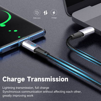 Data- og ladekabel USB-C - Lightning Lito LD10CL, 30W, 1m, Svart